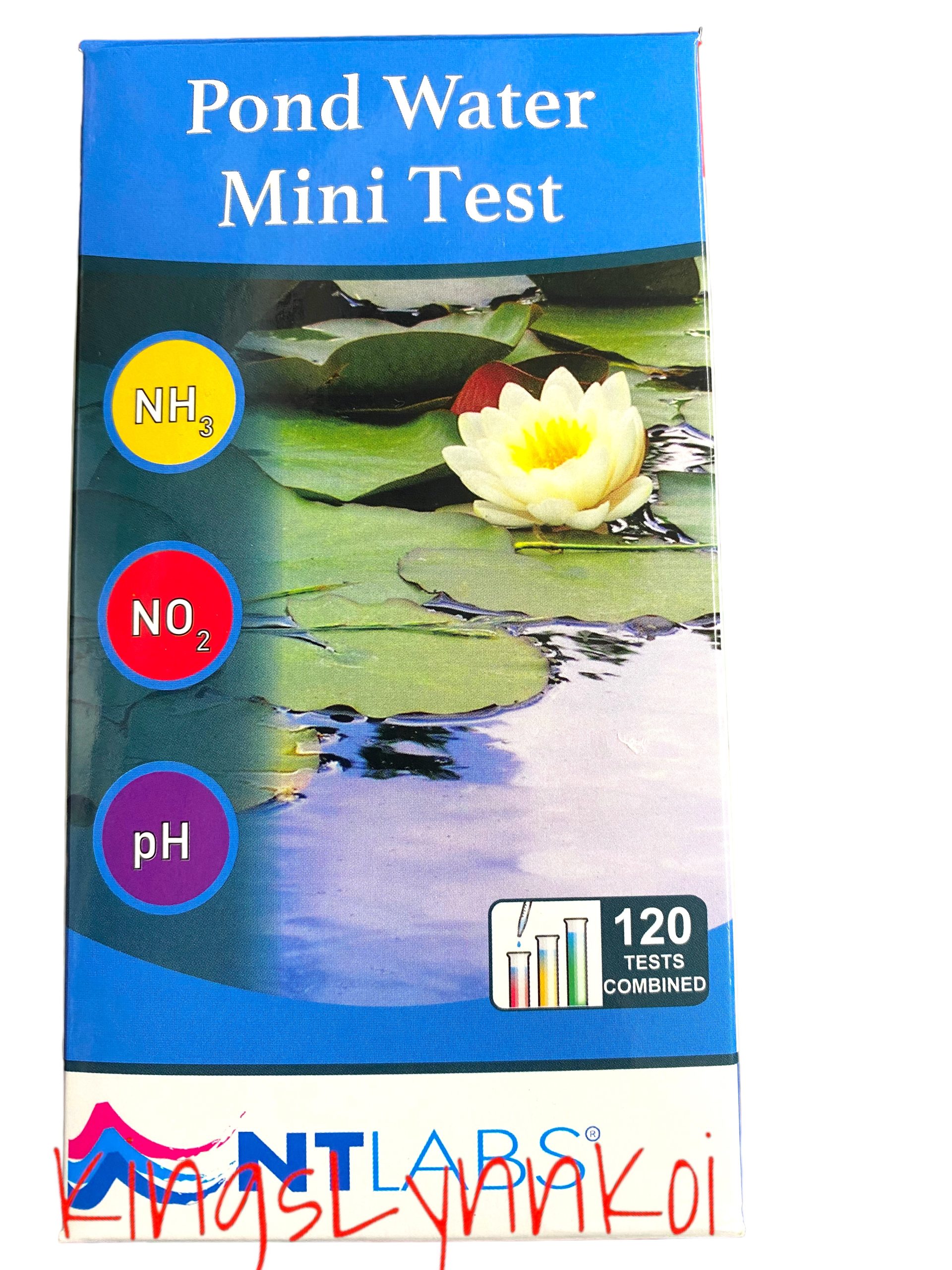 NTLABS pond water mini test strips.